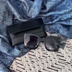 Isabel Marant Black Oversized Sunglasses